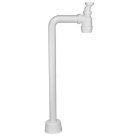 VATTENLÅSSATS 40 MM X G32 TVÄR VINKEL OCH HUV VIT FALUPLAST