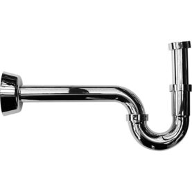 VATTENLÅSSATS 32 MM X G32 RAKT RÖR OCH HUV KROM FALUPLAST