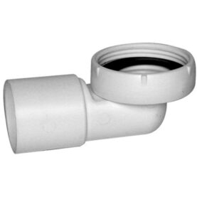 VINKEL 32 MM X G32/40 X 90° MUFF X INVÄNDIG GÄNGA KROM FALUPLAST