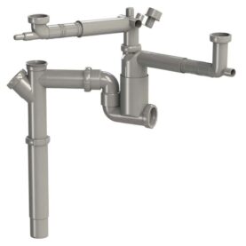 VATTENLÅS FALU 3FLEX 50 MM X G40 MED TELESKOPRÖR GRÅ FALUPLAST