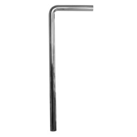 UTLOPPSRÖR 32 MM X 90° FÖRKROMAD FALUPLAST