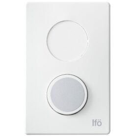 TRYCKKNAPP VIT ENKELSPOLNING PNEUMATISK IFÖ