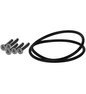 SKRUVSATS 159X4 MM MED 5 STK SKRUVAR OCH O-RING FALUPLAST