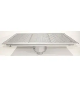 GOLVBRUNN FURO 113 110 MM 900X600 MM (LXB) BOTTENUTLOPP KLÄMRAM FÖR PLASTMATTA