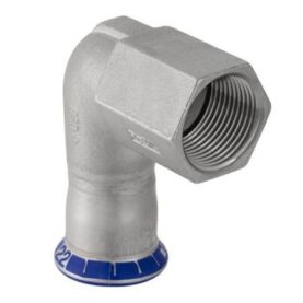 VINKELÖVERGÅNG 15 MM X RP15 X 90° MUFF X INVÄNDIG GÄNGA ROSTFRI MAPRESS GEBERIT