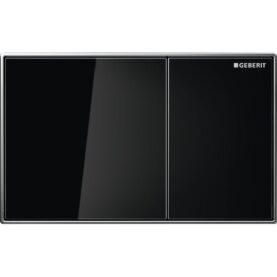 SPOLPLATTA OMEGA 60 GLAS SVART GEBERIT