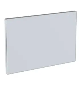 SPOLPLATTA OMEGA 60 TÄCKPLATTA GLAS VIT GEBERIT