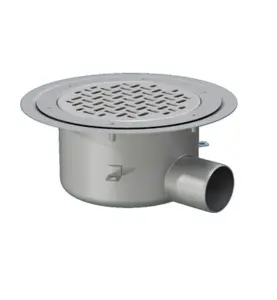 GOLVBRUNN FURO 008 75 MM 250 SIDOUTLOPP KLÄMRAM FÖR PLASTMATTA
