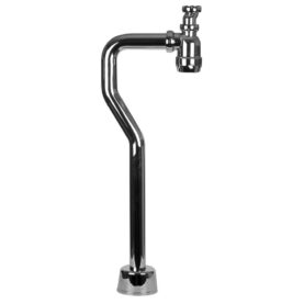 VATTENLÅSSATS 40 MM X G32 MED PUNGLÅS S-BÖJ HUV KROM FALUPLAST