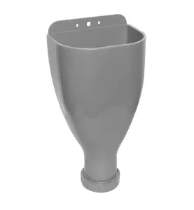 SPILLTRATT 32 MM 1KLÄMRING GRÅ FALUPLAST