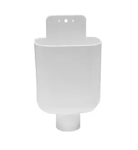 SPILLTRATT 40 MM MED GUMMITÄTNING VIT FALUPLAST