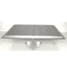 GOLVBRUNN FURO 113 110 MM 600X400 MM (LXB) BOTTENUTLOPP VIDHÄFTNINGSFLÄNS FÖR MASSA