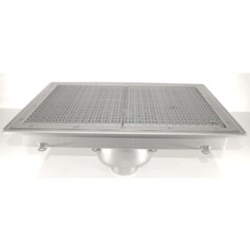 GOLVBRUNN FURO 113 110 MM 600X400 MM (LXB) BOTTENUTLOPP KLÄMRAM FÖR PLASTMATTA