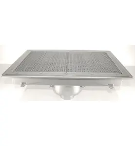 GOLVBRUNN FURO 113 110 MM 600X400 MM (LXB) BOTTENUTLOPP KLÄMRAM FÖR PLASTMATTA