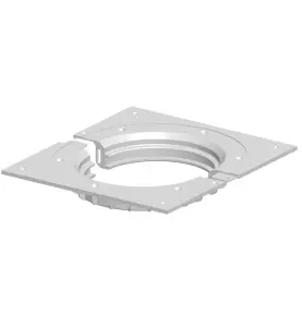 MONTAGEPLATTA DRAIN 250X250 250X250 MM (LXB) TILL TRÄGOLV, TYP 206 BLUCHER