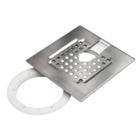 MONTAGESATS DRAIN K200-VUS 197X197 MM (LXB) FÖR KLINKERS ROSTFRI BLUCHER