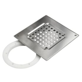 MONTAGESATS DRAIN K200-V 197X197 MM (LXB) FÖR KLINKERS ROSTFRI BLUCHER