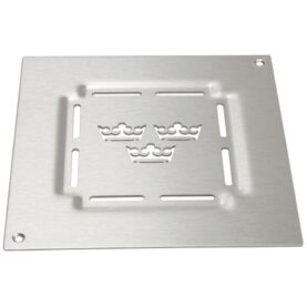 MONTAGESATS DRAIN K200-3KR TRE KRONOR 200X200 MM (LXB) FÖR KLINKERGOLV ROSTFRI