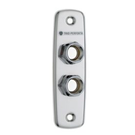 VÄGGBRICKA 971682 DUBBEL 16X2,0-2,2XG1/2 PEX/ALUP/PB TRIO