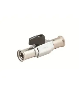 RAK KULVENTIL 20 MM PRESS 2MUFF KROM BROEN BALLOFIX