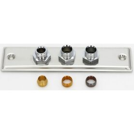 VÄGGBRICKA 1708-1545 TRE-RÖRS. G15-12 X G15-15 FMM