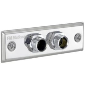 VÄGGBRICKA 1400-1550 15 40C/C ROSTFRI PEX 2 RÖR FMM