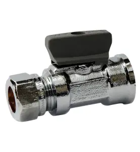 KULVENTIL 10XG15 RAK INVÄNDIG FÖRKROMAD VATETTTE