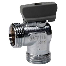 KULVENTIL G15 I VINKEL MED VRED FÖRKROMAD VATETTE