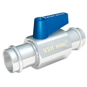 RAK KULVENTIL 15X15MM PRESS 2MUFF, MED VRED KROM BALLOFFIX VSH