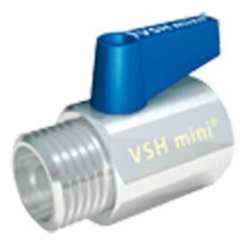 RAK KULVENTIL R10 INVÄNDIG X UTVÄNDIG GÄNGA, MED VRED KROM BALLOFFIX VSH