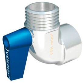 VINKELKULVENTIL R15 INVÄNDIG X UTVÄNDIG GÄNGA, MED VRED KROM BALLOFFIX VSH