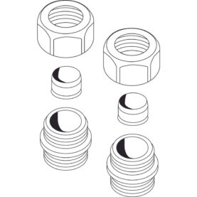 KOPPLINGSSATS G15X15MM FÖR VASKA GBG