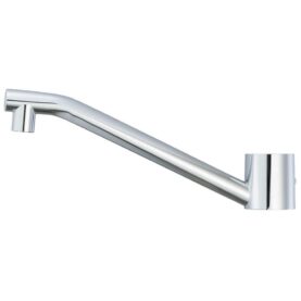 UTLOPPSPIP LÅG FÖRKROMAD FMM