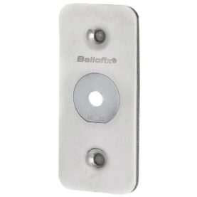 VÄGGBRICKA, 1-HÅLS MED GUMMIMUFF 10-20 MM BALLOFIX