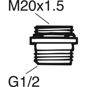 ANSLUTNINGSNIPPEL M20X1,5 UTV BV GBG