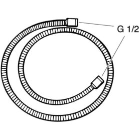 DUSCHSLANG NORDIC 1,5M KROM STRETCHFLEX GBG