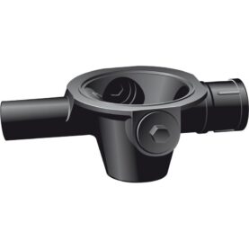 GOLVBRUNN 225XDE83 (DN75) X 83 MM SVART GUSTAVSBERG RÖRSYSTEM