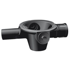 GOLVBRUNN 225X83 MM (DN75) X 96 MM SVART GUSTAVSBERG RÖRSYSTEM