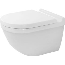 VÄGGHÄNGD WC-SKÅL STARCK 3 RIMLESS EXKL. SITS DURAVIT