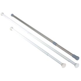 DRAPERISTÅNG 75- 125 CM, VIT ARROW