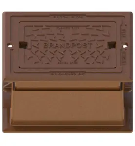 BRANDPOST TELESKOP RAM 538 X 418MM, REGULAR LOCK SP, SPETTHÅL, 6118/6117/6116SP
