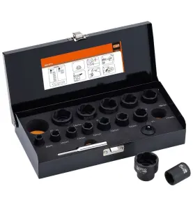 SKÄRANDE HYLSOR 8-27MM 16ST BAHCO