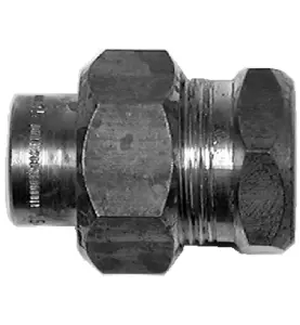 RAK KOPPLING METALL 12 MM X G10 MUFF X INVÄNDIG GÄNGA