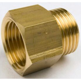 NIPPEL METALL G8 INVÄNDIG X UTVÄNDIG GÄNGA MÄSSING