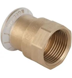 ÖVERGÅNGSMUFF 35 MM X G32 MUFF X INVÄNDIG GÄNGA RÖDGODS M-PROFIL MAPRESS GEBERIT