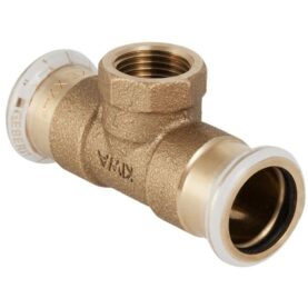 T-RÖR 28 MM X RP20 2MUFF X INVÄNDIG GÄNGA RÖDGODS M-PROFIL MAPRESS GEBERIT