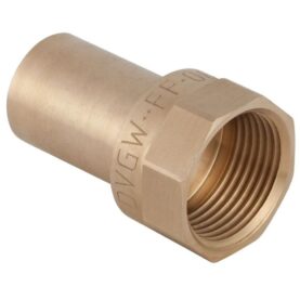 ÖVERGÅNGSNIPPEL 54 MM X R50 SLÄTÄNDA X INVÄNDIG GÄNGA RÖDGODS M-PROFIL MAPRESS GEBERIT