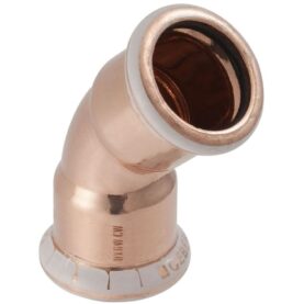 BÖJ 15 MM 45° 2MUFF KOPPAR M-PROFIL MAPRESS GEBERIT