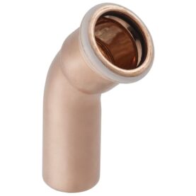 BÖJ 15 MM 45° MUFF X SLÄTÄNDA KOPPAR M-PROFIL MAPRESS GEBERIT