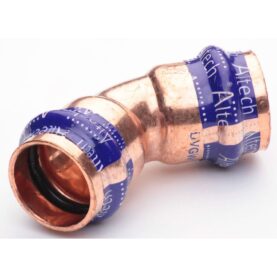 BÖJ 12 45° 2 MUFF KOPPAR V-PROFIL ALTECH